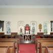 Interior. View from E towards pupit and communion table