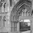 Detail of West doorway of Holyrood Abbey