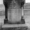 Edinburgh, Warriston Road, Warriston Cemetery.
View of monument.