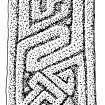 Scanned ink drawing of Fyvie 3 Pictish cross shaft