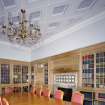 Interior. Ground Floor. View of boardroom, the Edwardian library from W