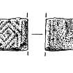 Drawing of sculptured cross fragment, Drainie no 7