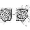 Digital copy of drawing of fragment of sculptured cross-head, Drainie 9.