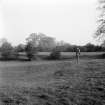 Digital copy of excavation photograph:  general view of site of manor before excavations from S.