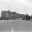 Historic photograph.
General view of Castle and Esplanade from S.
Mount signed: 'Thomas Ross' and inscribed: 'Edinburgh Castle.  December 1912.'