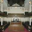 Digital copy of photograph of interior. View of ground floor and Bimah