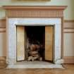 Paxton House, interior.  Principal floor.   Ante-room, North East corner of main block, detail of fireplace.