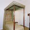 Paxton House, interior.  1st. floor.   'Portico' bedroom, view from North West.