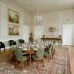 Paxton House, interior.  Principal floor.  Dining-room, view from West.