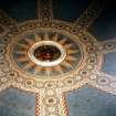 Interior view of Ceiling Dome of St. Bernards Well located on the Dean Path.