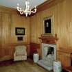 Ground floor, cedar room, interior view from south west