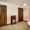 Interior. First floor. View of  bedroom  with fitted wardrobes