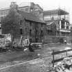 Edinburgh, Union Canal.
General view during construction/demolition work.