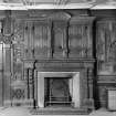 Interior.
Detail of E chimney piece and overmantel in drawing room.