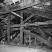 Trades House, interior
View of structural timberwork in roof space above Banqueting Hall