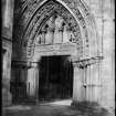 View of the Great West Doorway, Holyrood Abbey.