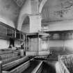 Interior - view towards magistrates pew
Copy of vintage photograph.