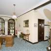 Interior. View of entrance hall showing glazed screen