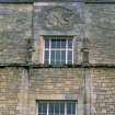 Detail of carved panel on N facade depicting pictish beast