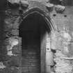 Door from passage to undercroft of Dorter