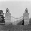View through gates.