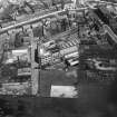 Bathgate, West Lothian Hosierywork, oblique aerial view.