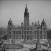 General view from W including George Square.
Titled: '175  Municipal Buildings, Glasgow.'