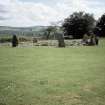 Copy of colour slide (H93814cs) showing general view of recumbent stone circle.