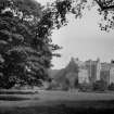 General view of Pitfirrane Castle, Crossford, Fife.