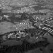 Glasgow, Crookston Road, Leverndale Hospital.
Oblique general aerial view from North-West.