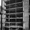 Glasgow, 87-105 Cheapside Street, Houldsworth's Cotton Mill.
View of cross-section showing floor construction, North section.