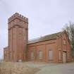 View from NW of N side of filter house and water tower.