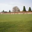 View of walled garden from South East.