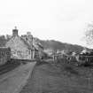 Unidentified row of cottages, possibly in Newmills, Fife.