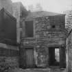 General view of Hangman's House at No 140 Cowgate before demolition