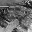 Oblique aerial view of fort.
Published in RCAHMS Fife Inventory, figure 10.
