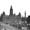 View of City Chambers and George Square, Glasgow.