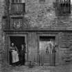 View of entrance to Stenhouse Mill House, Edinburgh.
