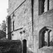 Culross Abbey
View of base of tower.
Scanned image from original glass plate negative. Original envelope annotated by Erskine Beveridge 'South of Culross Abbey ch. Close'