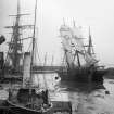 Charlestown, harbour.
View of ships in harbour.
Scanned image from glass plate negative. Original envelope annotated by Erskine Beveridge 'AR 1882'