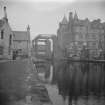 Edinburgh, Union Canal, Fountainbridge Lifting Bridge