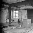 Scanned image of negative showing interior view of room in RN Research Establishment.