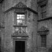 View of turret doorway from the Quadrangle.