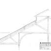 Section through roof structure