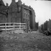 Edinburgh, Union Canal.
General view of construction work.