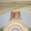 Aberdeen, Rosemount Viaduct, His Majesty's Theatre.
Interior, auditorium, detail of  Aberdeen coat of arms.