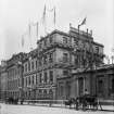 25 Waterloo Place. 
View of South Elevation Gas Commissioners offices decorated for coronation of King Edward VII.