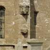 View of canopy and corbel on buttress of Arbuthnott Aisle.