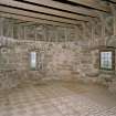 Arbuthnott Aisle, 1st. floor, interior view from North East.