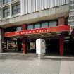 View of entrance to Bus Station from East.